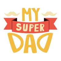 Pegatinas del día del padre.